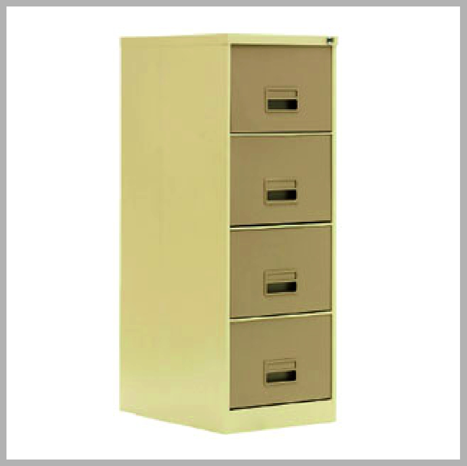 4 DRAWER FILING CABINET STEEL